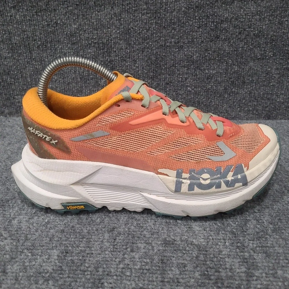 Hoka Mafate X Women's Size 7.5B Feldspar Mountain Fog Running Shoes Comfort